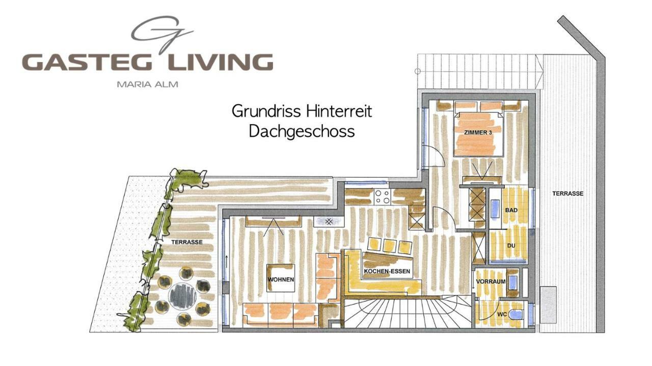 Gasteg Living Apartman Maria Alm am Steinernen Meer Kültér fotó